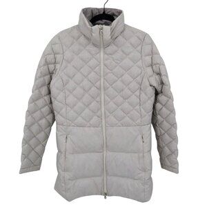 The North Face Tyndall Down Jacket Womens M Gray Old Money Preppy Apres Ski Fall
